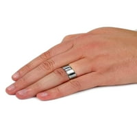 Obalni nakit dvostruki završni prsten od nehrđajućeg čelika