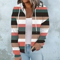 2/ ženska majica s kapuljačom modni vrhovi džemper s kapuljačom s patentnim zatvaračem Zima-Jesen dugi rukav okrugli vrat ležerni