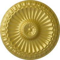 Stolarija od 1 do 4 do 1 do 8 do stropnog medaljona od 1 do 1, Ručno oslikana zasićenim zlatom