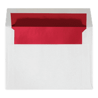 Luktar Omotnice poziva, 1 4, bijela s oblogom crvene folije, pakiranje