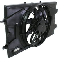 Zamjena C sklop ventilatora za hlađenje kompatibilno s 2005-Chevrolet Cobalt 2007- Pontiac G radijator