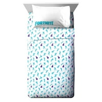 Fortnite Kids s 5 komada set za krevet-bag, mikrofiber, bijele, epske igre