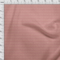 Jednobojna pamučna tkanina s trokutastim geometrijskim printom, zanatska tkanina, široka centimetar