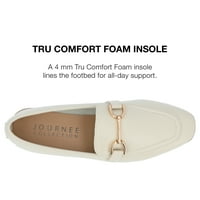 Kolekcija Journee Women Mizza Tru Comfort Foam široka širina loafer klizanje na kvadratnim nožnim stanovima