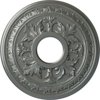 Stropni medaljon od 9 8 1 4 1 2, ručno oslikan srebrom