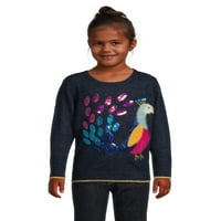 Ukrašeni pulover pulover za djevojčice, veličine 4-16