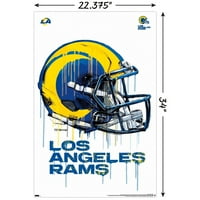 Plakat kacige Los Angeles Rams 22.4 34