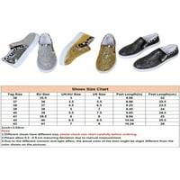 Izbor / ženske Ležerne cipele; udobne ravne tenisice sa šljokicama; lagane, prozračne cipele za hodanje; ženske natikače; zlato 9
