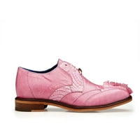 Muške cipele od krokodila i guštera od prave Kajmanske kože ružičaste ružičaste 1480