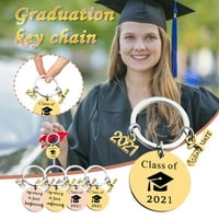 Privjesak za ključeve poklon za diplomski razred privjesak za ključeve od nehrđajućeg čelika u tri boje