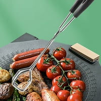 Stezaljke za roštilj produžene škare kliješta kliješta za roštilj od nehrđajućeg čelika hrana