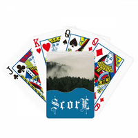 Planine, magla, šuma, oblaci, nebo, poker rezultat, igraća Karta, samostalna igra