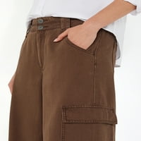 Ženske široke teretne hlače u rasponu od 30 inča za obične; veličine 2-18