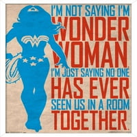 Stripovi-Čudesna žena-plakat na zidu s tajnim identitetom, 14.725 22.375