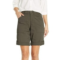 Ženske kratke hlače udobne ljetne kratke hlače s elastičnim strukom i džepovima, Ležerne hlače za plažu, osnovna Ženska odjeća
