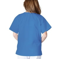 Ženski topovi Ženske majice kratkih rukava s izrezom u obliku slova A radne majice u plavoj boji u obliku slova A