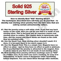Prirodni prenit Sterling srebro za odrasle žene Privjesak nakit 572106