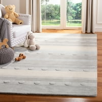 Ručno tkani vuneni tepih od Bjelokosti 6 ' 9 'Geometrijski ručno izrađen 6' 9 ' za dnevni boravak, spavaću sobu, blagovaonicu od