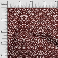Jednobojna rajonska šifonska Kestenjasta tkanina, pribor za prošivanje apstraktnih blokova, tkanina za šivanje s otiskom širine dvorišta