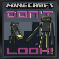 Minecraft-Ne gledaj plakat na zid, 14.725 22.375