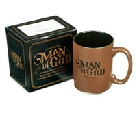 Muška šalica za kavu sa Svetim Pismom, Božji čovjek, smeđa, 14 oz