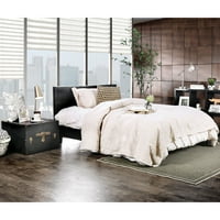 Američki namještaj drveni krevet na platformi made, made, black