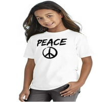 Hipi majice s okruglim vratom s mirovnim znakom Vodite ljubav, a ne rat za dječake i djevojčice Tinejdžerke