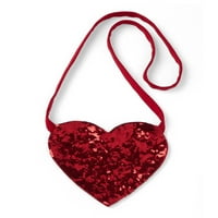 Btween Girls '4- Valentinovo Ljubav , haljina s kratkim rukavima s kratkim rukavima s torbicom, 2-dijelom