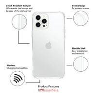 Essentials iPhone XR futrola za telefon, Mandala Heart Grey & White