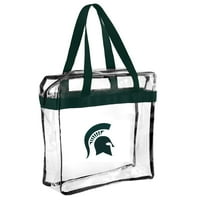 Michigan State Spartans Clear Basic Messenger Tote Torba