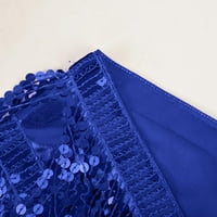 Ženska suknja A kroja srednje duljine u obliku suknje s elastičnim pojasom i nabranim širokim dnom