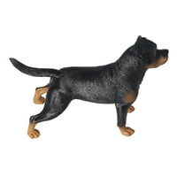 Dekorativna figurica psa, figurica za obuku psa u crnoj boji za školu