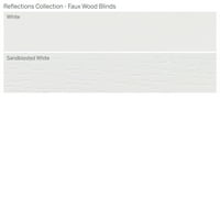 Zbirka prilagođenih refleksija, 2 Bežični bljedici od drva, bijelo bijelo, 5 8 Širina 48 Duljina