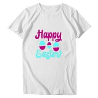 Ženski Uskrsni topovi sa slatkim životinjskim uzorkom ljetne Ležerne majice košulja bluza majica brzo sušeći vrhovi za vježbanje