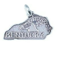 Ogrlica s privjeskom od sterling srebra 20 mn države Kentuckie