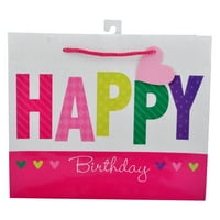 Način da se proslavi poklon torbu, velika, rođendan, ružičasta, svijetle boje