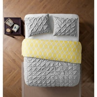 Kućni set posteljine od 3 komada s reverzibilnim pokrivačem za poplun, Dostupan u Više boja