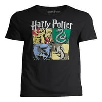 Muška majica s uzorkom Hari Pottera i velikih muških kuća Hogvartsa