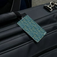 Kartica za prtljagu A. M., Identifikacijska oznaka za ručnu prtljagu na koferu