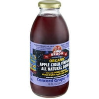 Bragg Organski jabučni ocat Concord Grape-Acai Sve prirodno piće, fl oz
