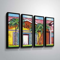 Artwall Cayman Colors, platno uokvireno s plodom postavljeno Eve Wheeler