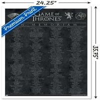 Zidni poster Game of Thrones-u sjećanje, 22.375 34