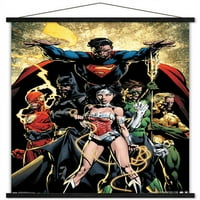 Stripovi-Justice League-Zidni plakat s drvenim magnetskim okvirom, 22.375 34