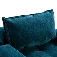 Aukfa naglasak stolica- dnevna soba Prevelika jednostruka naslonjača- poli tkanina- boja