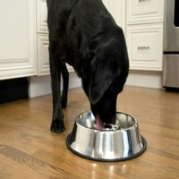 Zdjela za kućne ljubimce od nehrđajućeg čelika za pse ili mačke, mala, unca