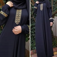 Ženska Maksi haljina veličine plus veličine Abai jilbab Casual Kaftan duga