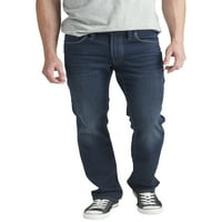 Silver Jeans Co. Muški Allan Classic FIT traperice s ravnim nogama, veličine struka 28-42