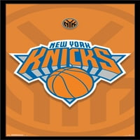 Njujorški Knicks-plakat s logotipom na zidu, 22.375 34